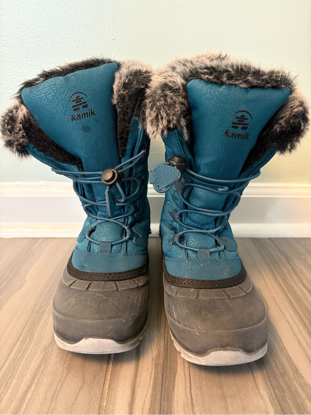Kamik Women's Momentum 3 Waterproof Teal Winter Snow Boots Size 7 Gorpcore